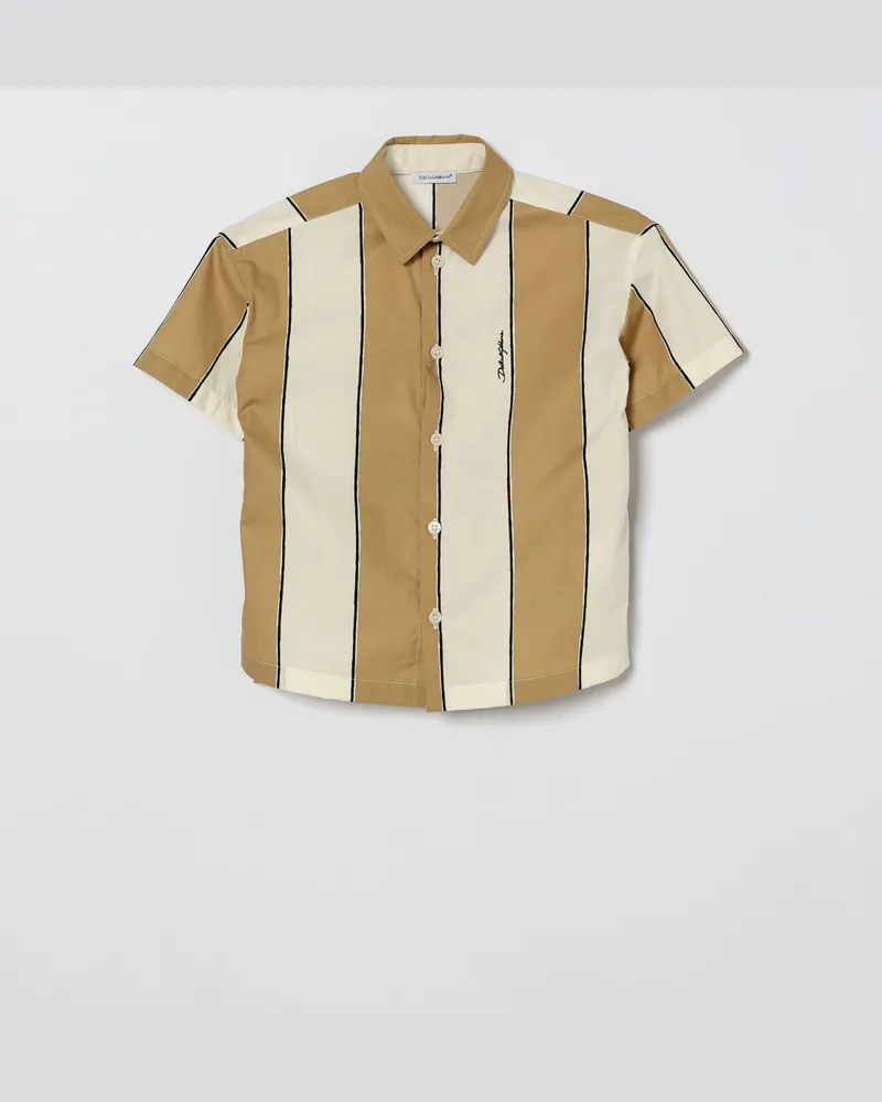 Dolce & Gabbana Hemd kinder Dolce & Gabbana Beige
