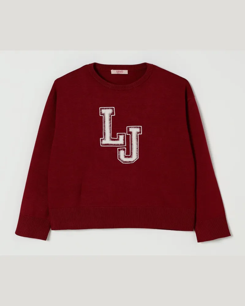 Liu Jo Pullover kinder Burgunderrot