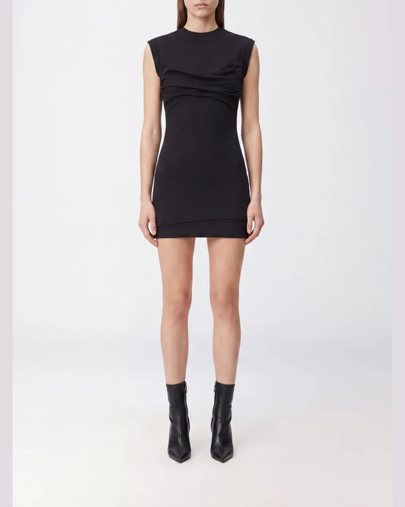 Alexander Wang Ärmelloses Jersey-Etuikleid Mini Schwarz
