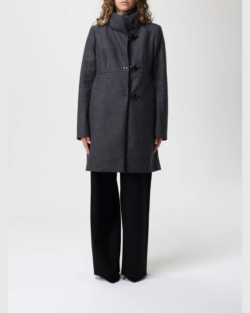 Fay Mantel damen Grau