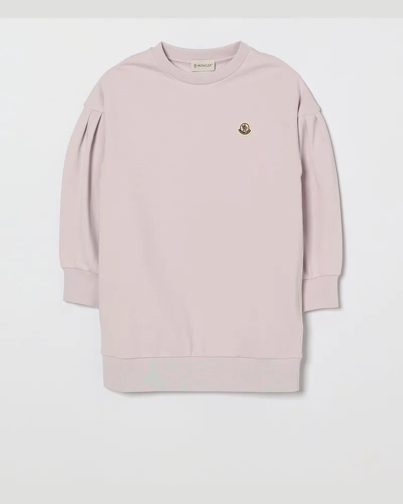 Moncler Baumwoll-Sweatshirtkleid Pink