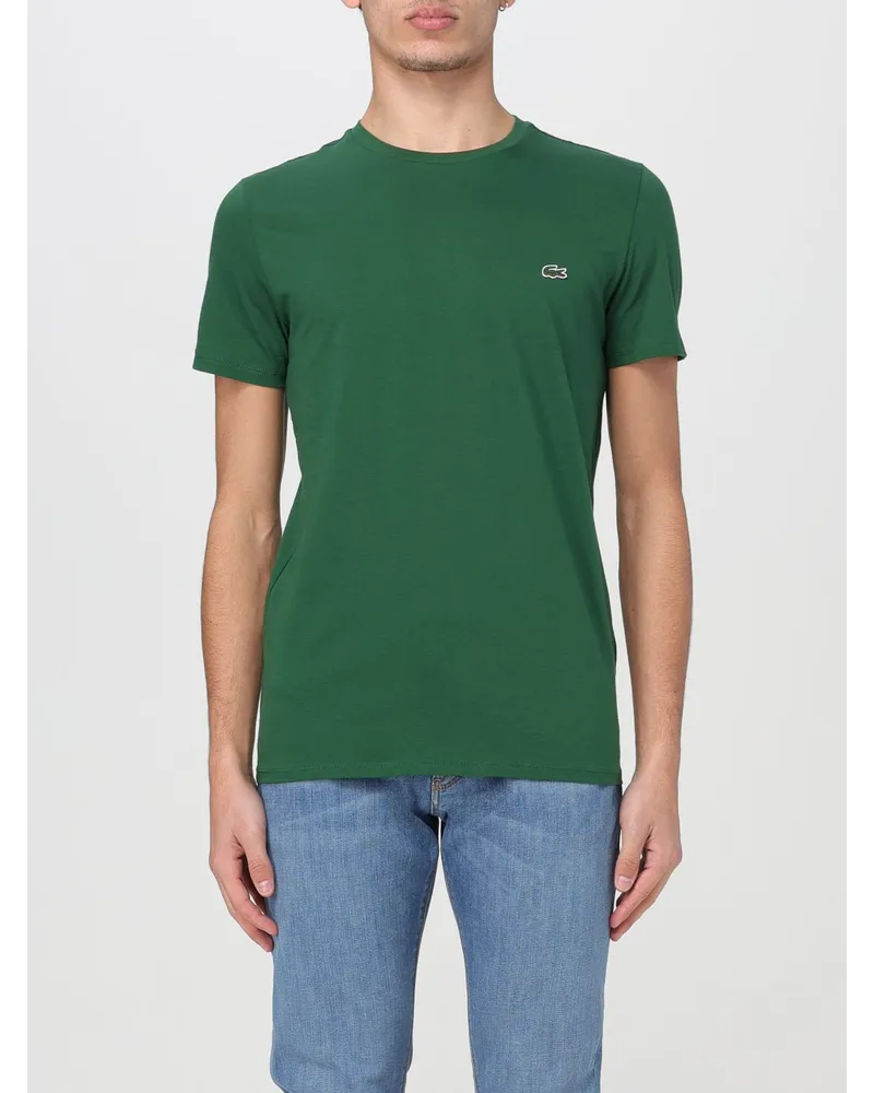 Lacoste Basic T-Shirt mit Mini-Logo Grün
