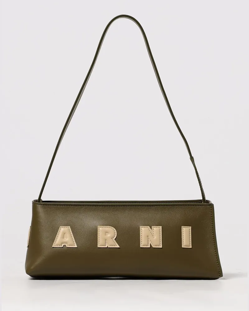 Marni Schultertasche damen Grün