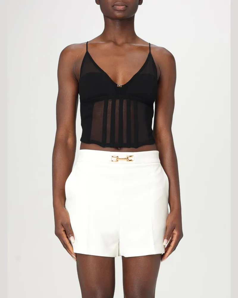 Elisabetta Franchi Top damen Schwarz