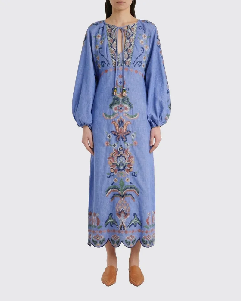 FARM Rio Kleid damen Blau