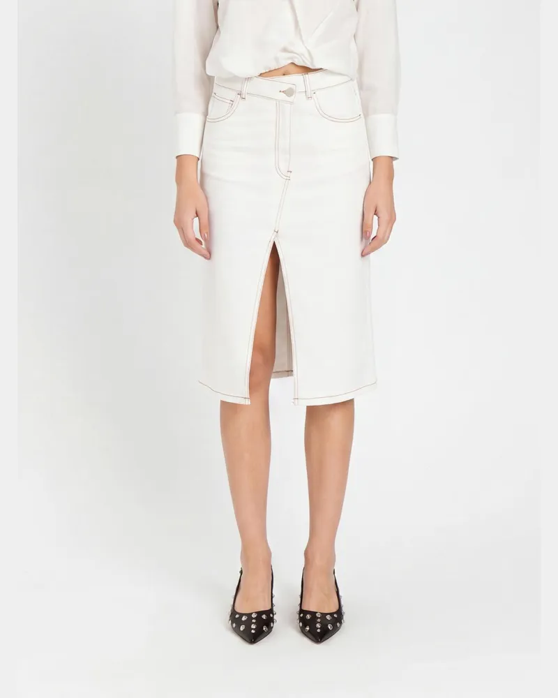 Twin-Set Jeansrock Milch
