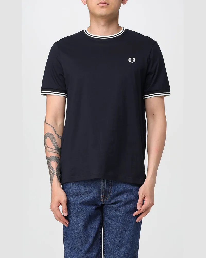 Fred Perry T-shirt herren Navy