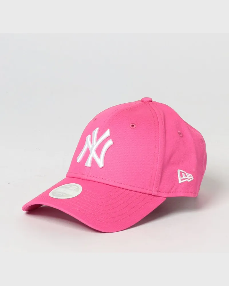 New Era 9Forty NY Yankees Baumwollkappe mit gesticktem Logo Fuchsia