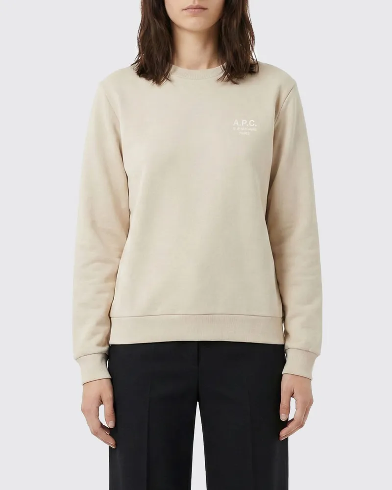 A.P.C. Sweatshirt damen Puder