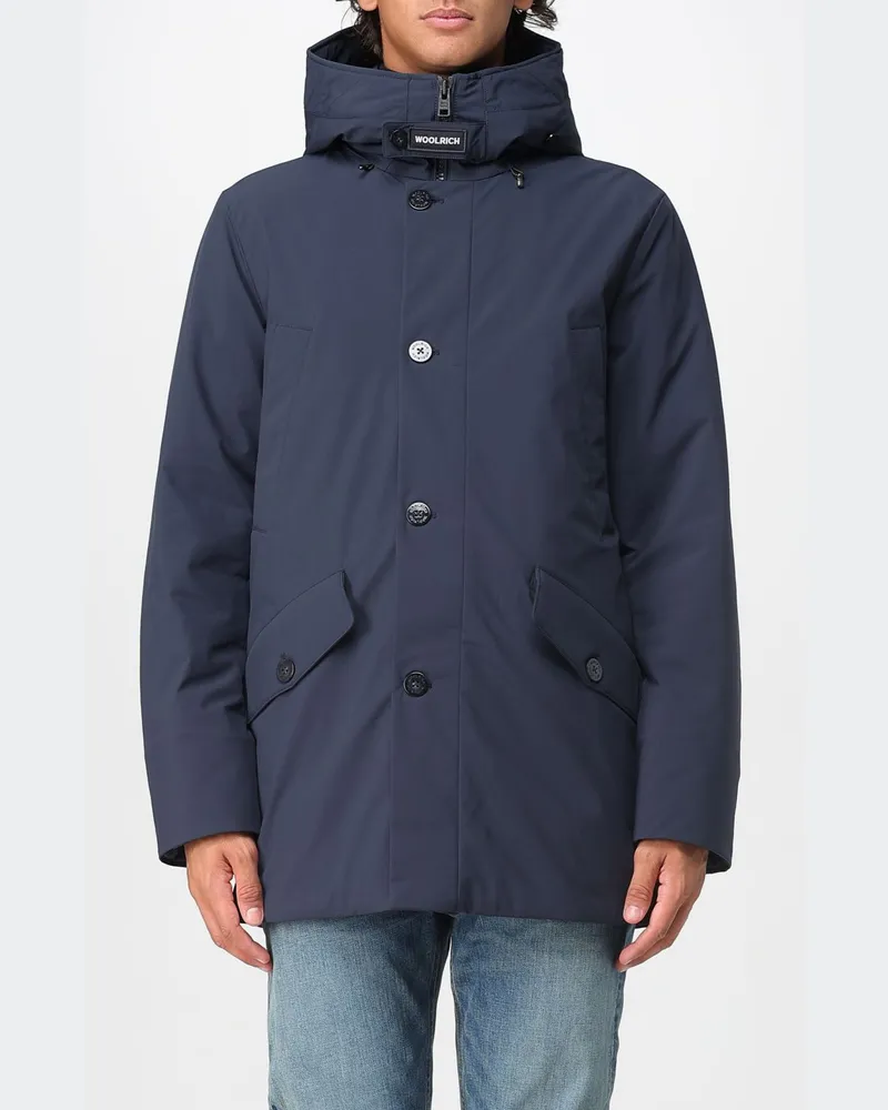 Woolrich Mantel herren Blau