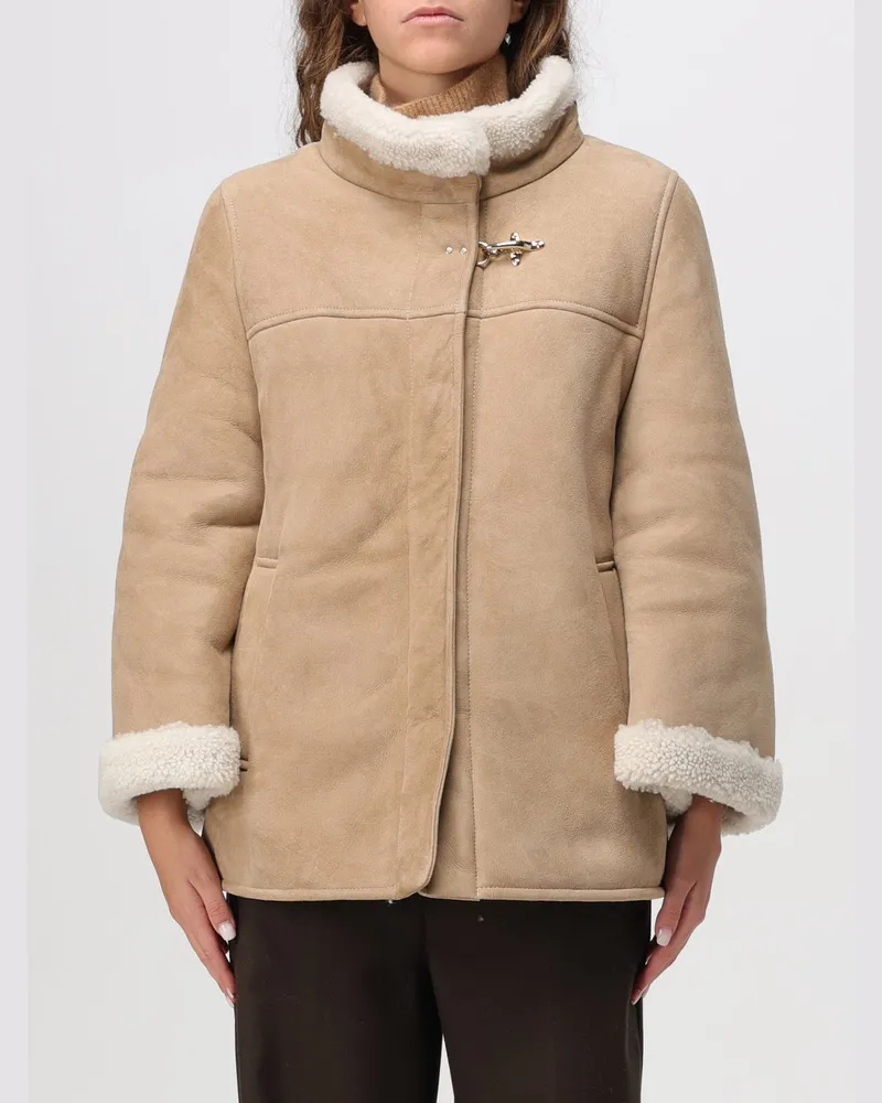 Fay Mantel damen Beige