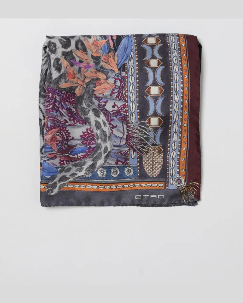 Etro Seidentuch herren Blau