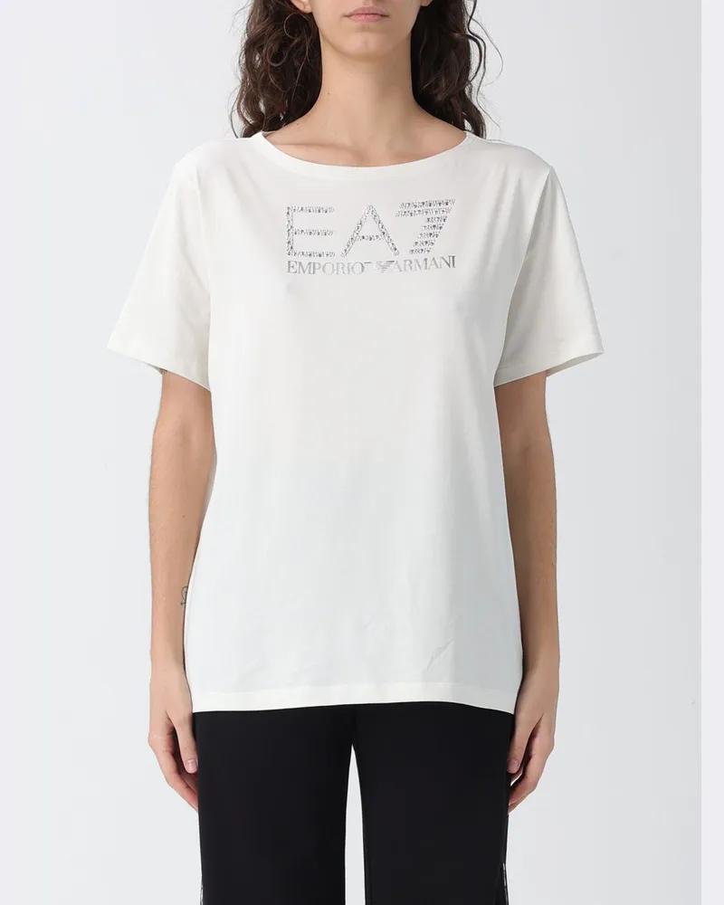 EA7 T-shirt damen Weiß