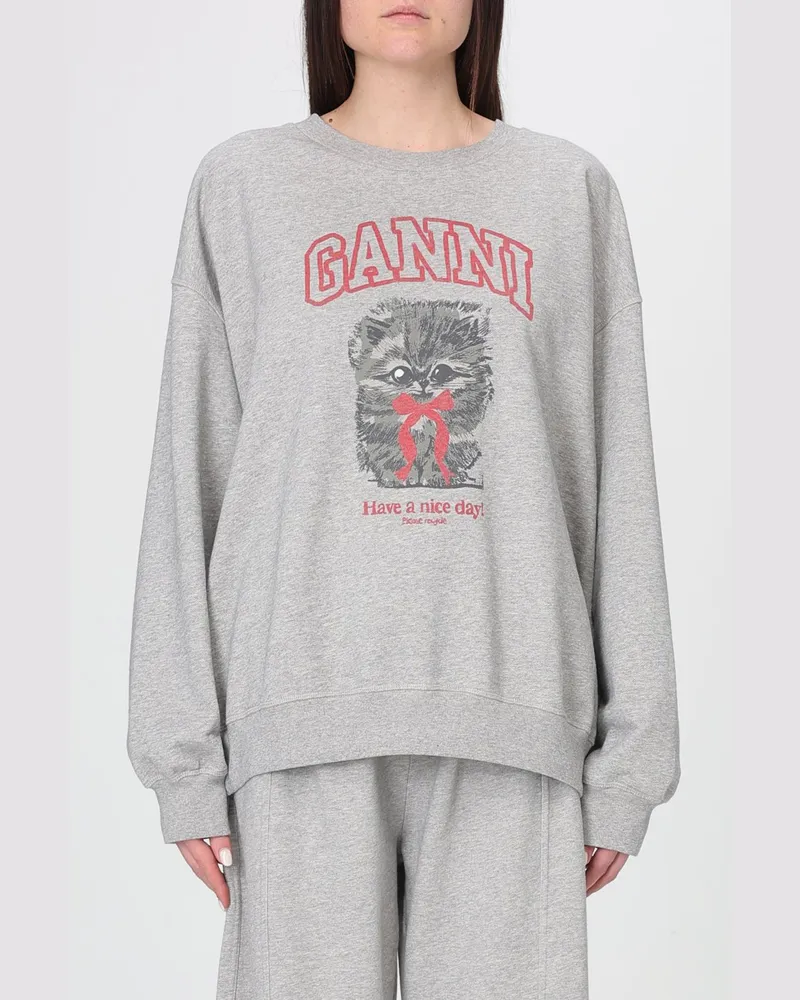 Ganni Hemdbluse damen Grau