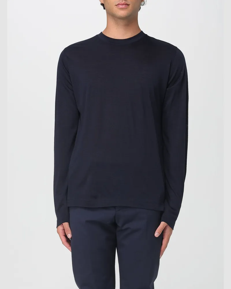 Zanone T-shirt herren Blau