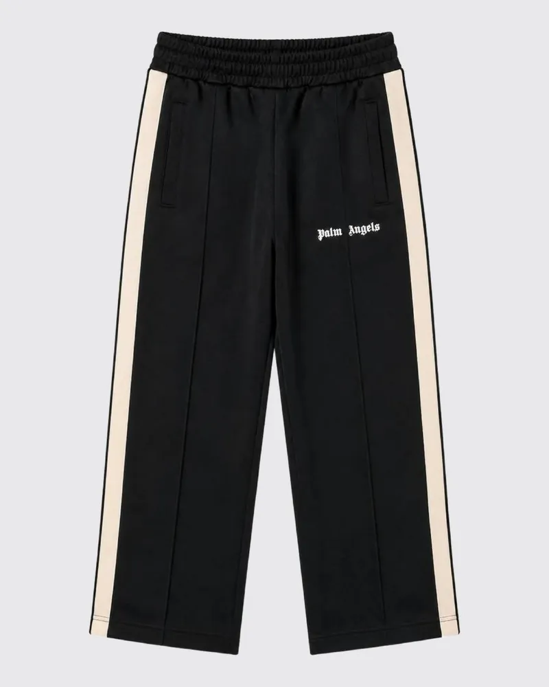 Palm Angels Jogginghose für Jungen aus Baumwollmischung mit Streifen Schwarz
