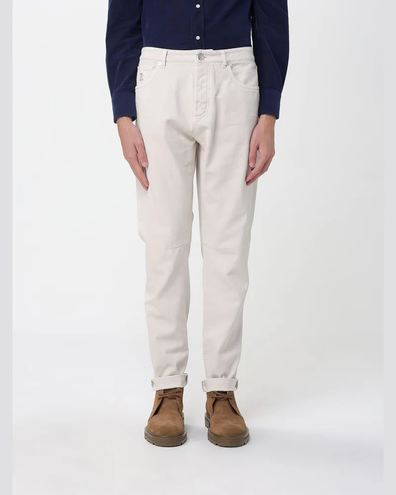 Brunello Cucinelli Hose herren Beige