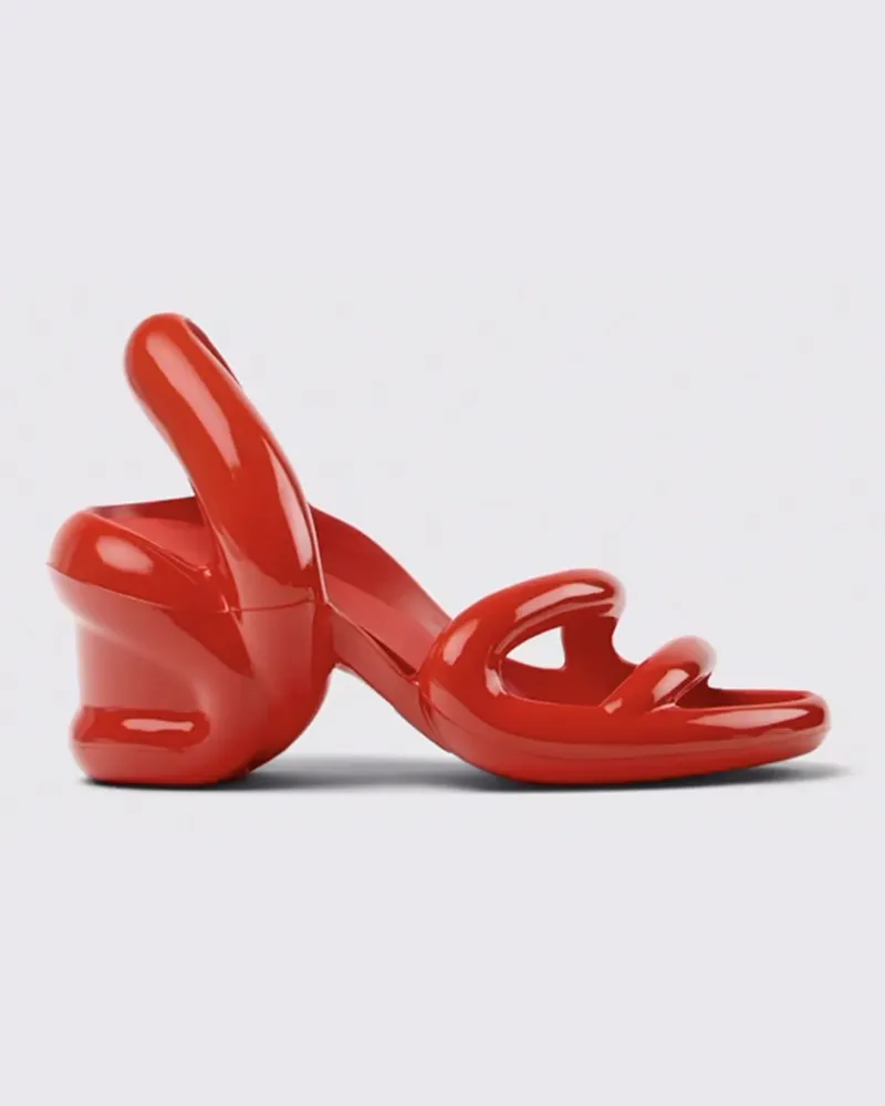 Camper Flache sandalen damen Rot