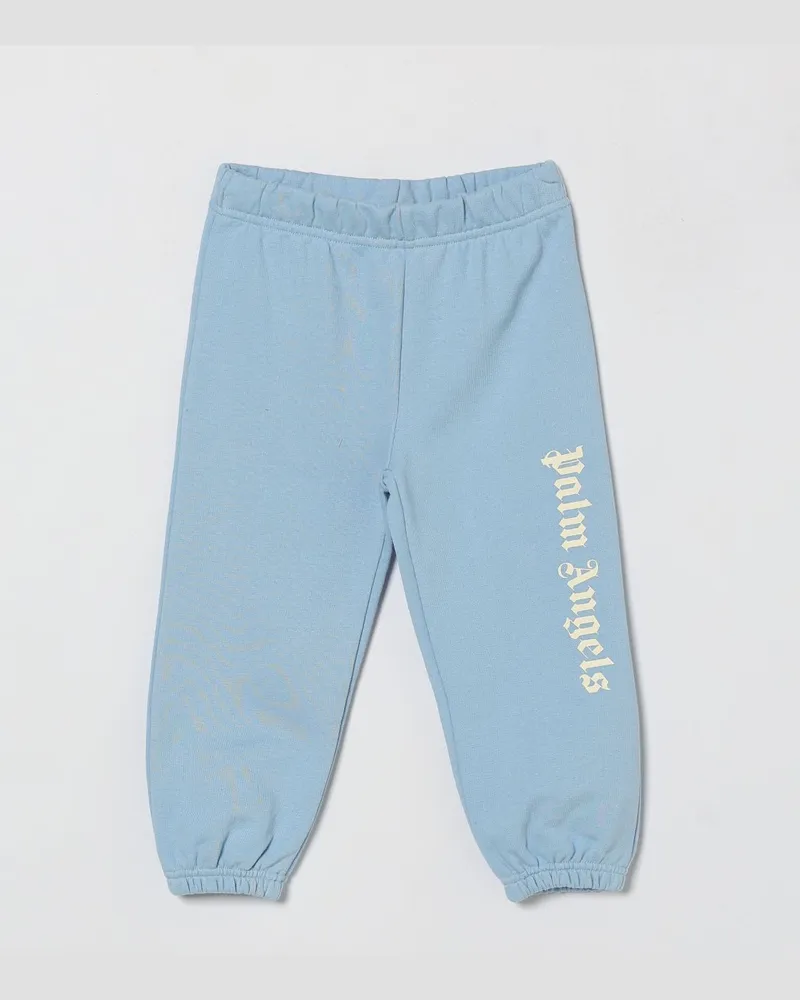 Palm Angels Baumwoll-Jogginghose Hellblau