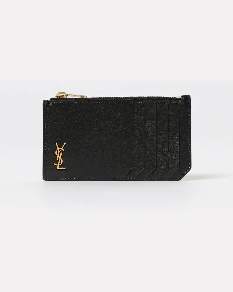 Saint Laurent Portmonnaie herren Schwarz