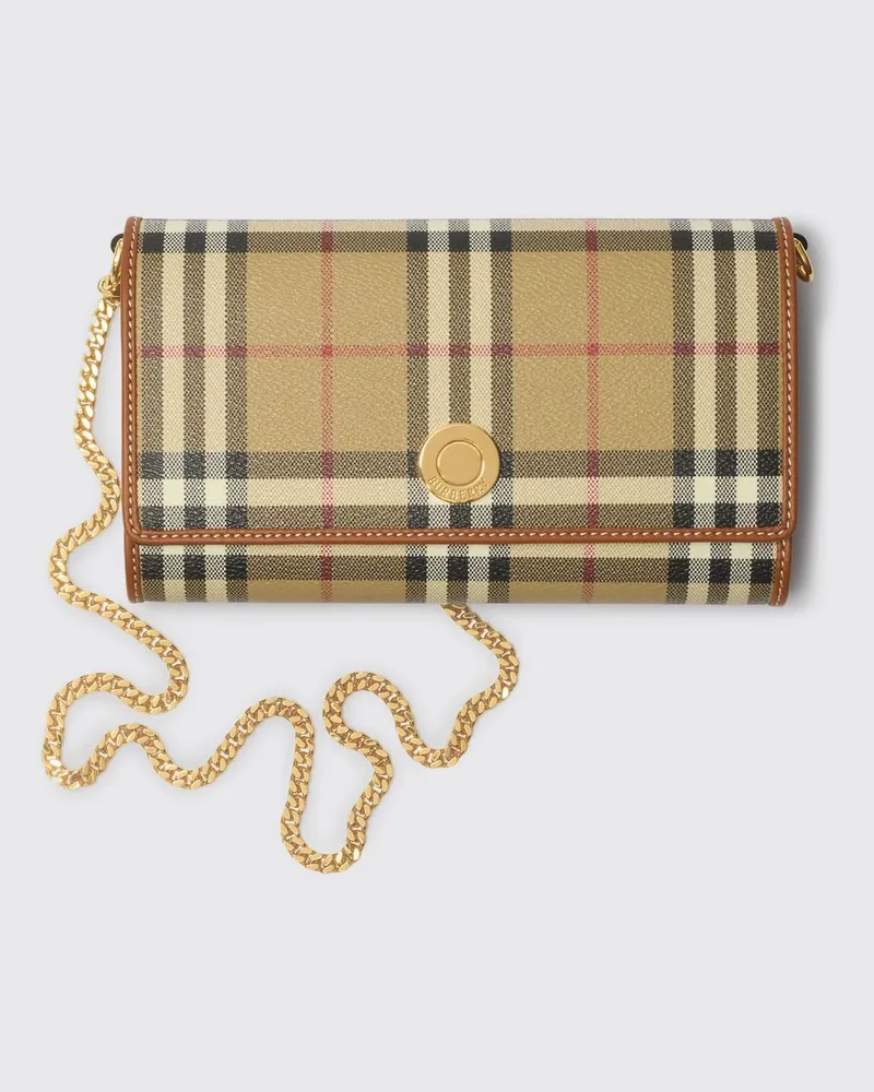 Burberry Clutch damen Braun