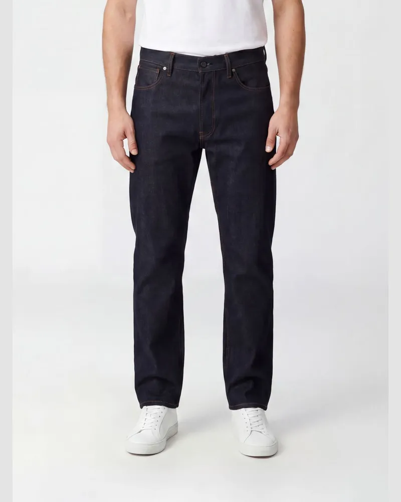 Stone Island Jeans aus Denim im 5-Pocket-Stil mit normaler Passform und Kompass-Logo Blau
