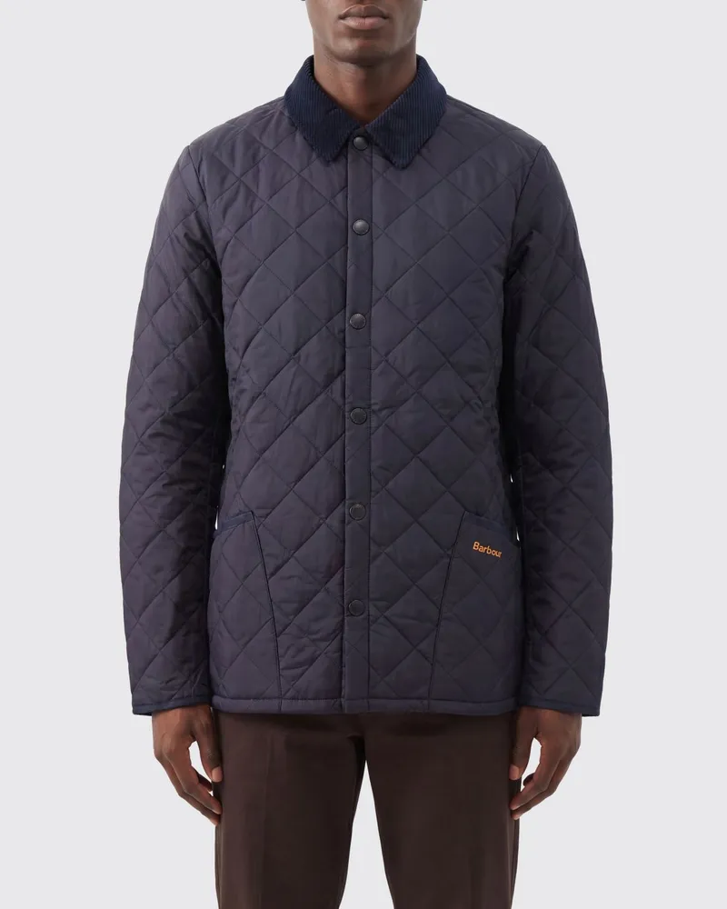 Barbour Gesteppte Heritage Liddesdale Jacke von mit Samtkragen Blau