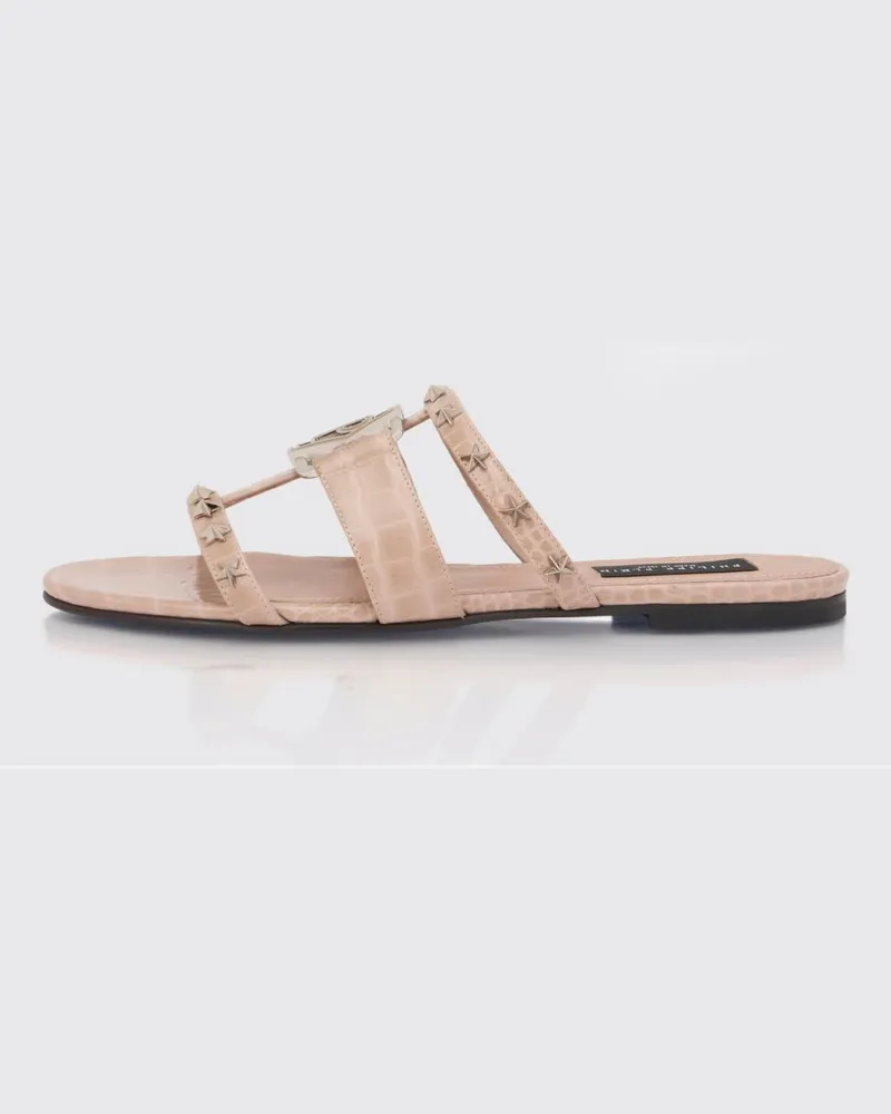 Philipp Plein Flache sandalen damen Beige