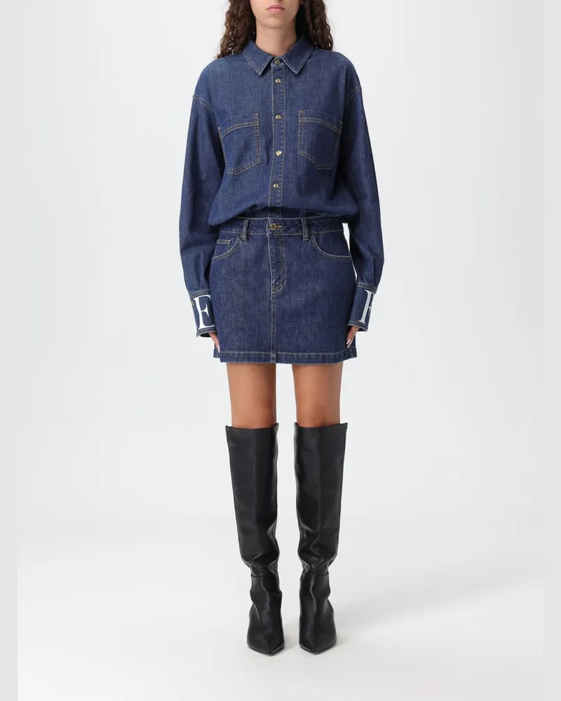 Elisabetta Franchi Kleider damen Denim