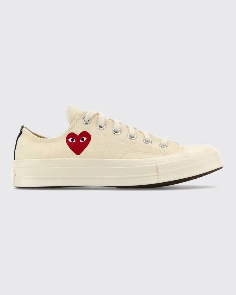 Comme des Garçons Flache Chuck 70 Canvas-Sneakers mit Logo-Print Weiß