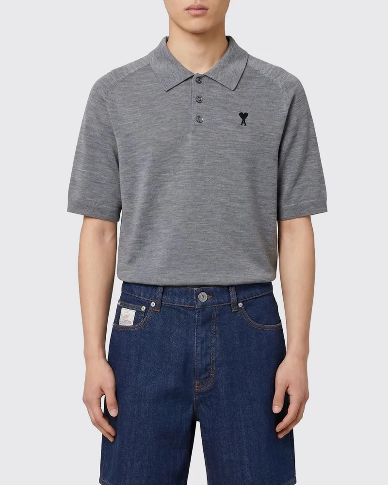 AMI Paris T-shirt herren Grau