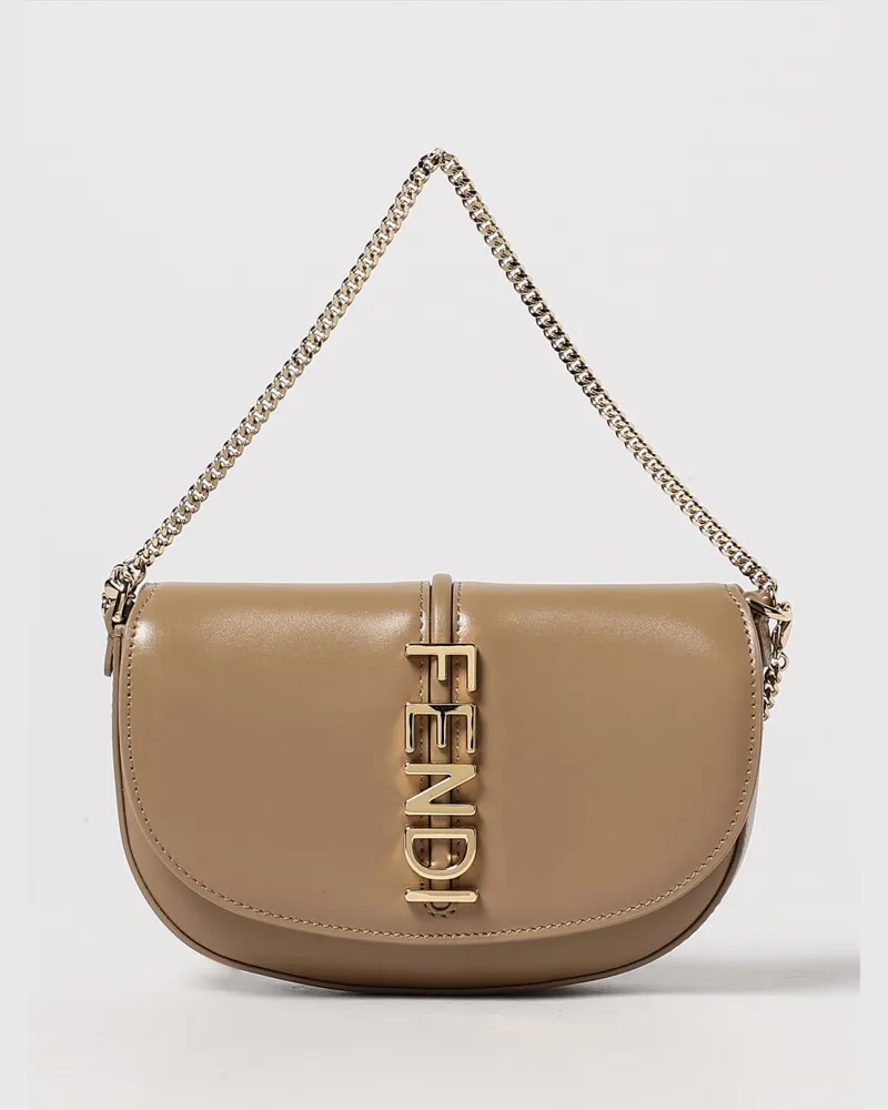 Fendi Schultertasche damen Leder