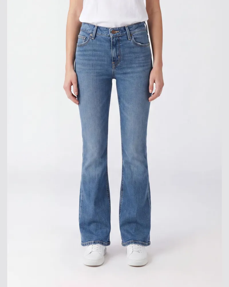 Levi's Flared Jeans mit mittlerer Leibhöhe aus Stretch-Baumwolldenim Denim