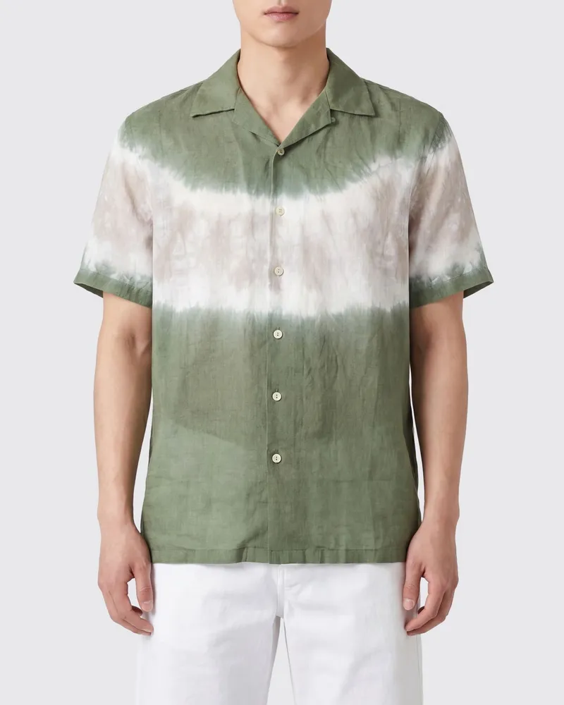 120% Lino T-shirt herren Military