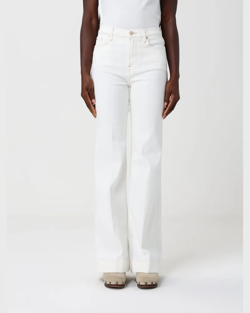 7 for all mankind Hose damen Weiß