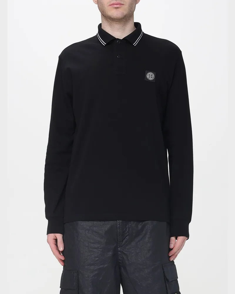 Stone Island T-shirt herren Schwarz