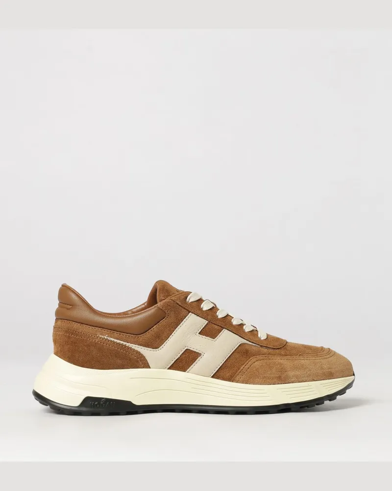 Hogan Hyperlight Sneakers aus Veloursleder mit Chunky-Sohle Earth