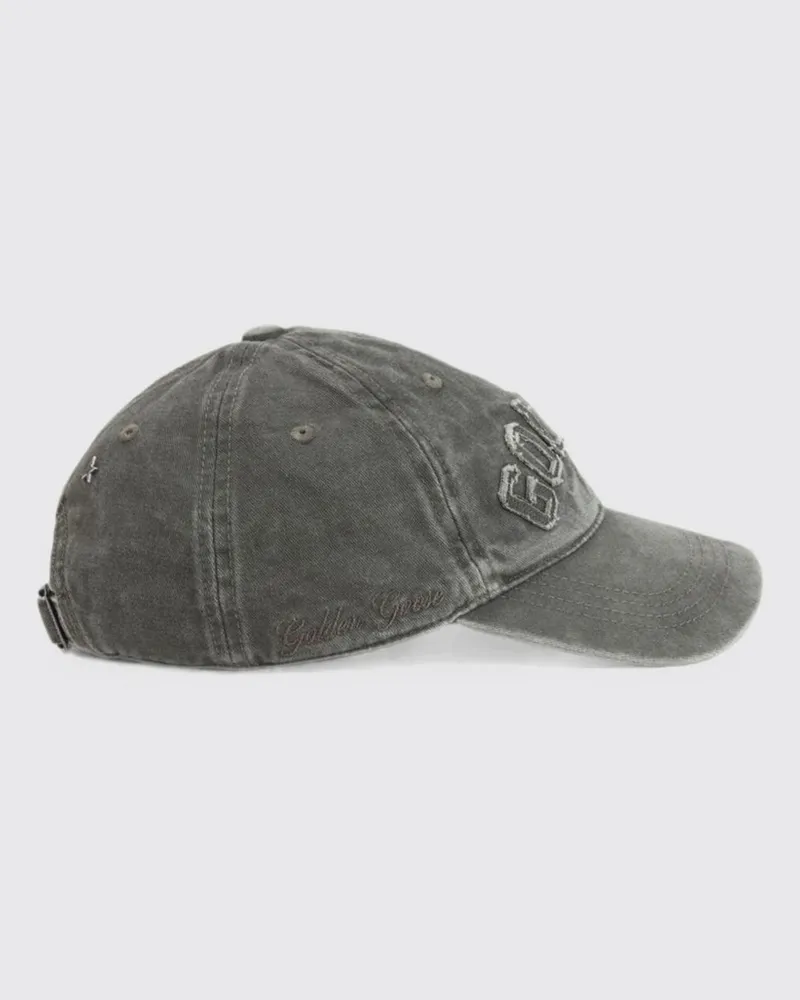 Golden Goose Jeans-Baseballkappe von mit Nieten und gesticktem Logo Grün