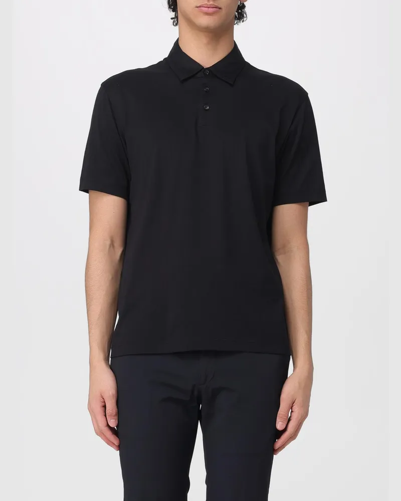 Zanone Polo herren Schwarz