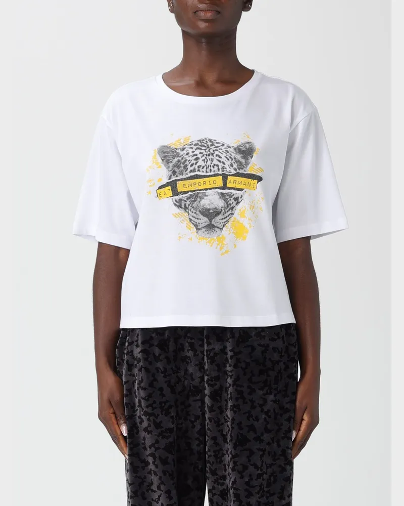 EA7 T-shirt damen Weiß