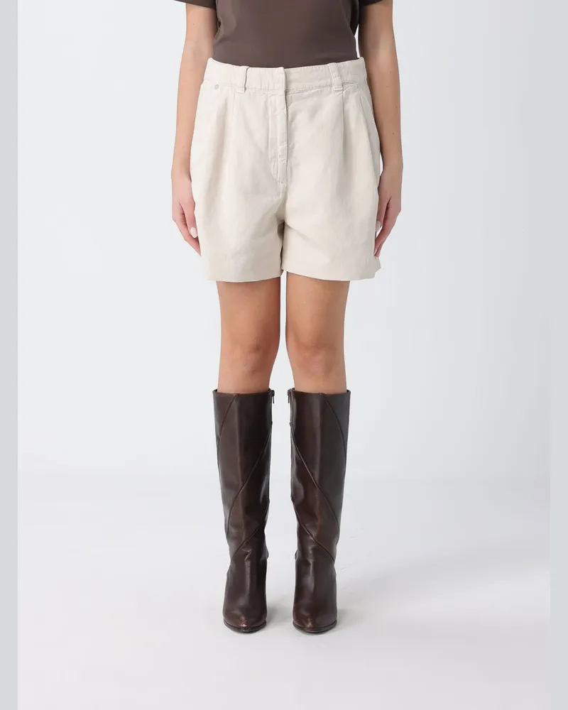 Brunello Cucinelli Shorts damen Beige