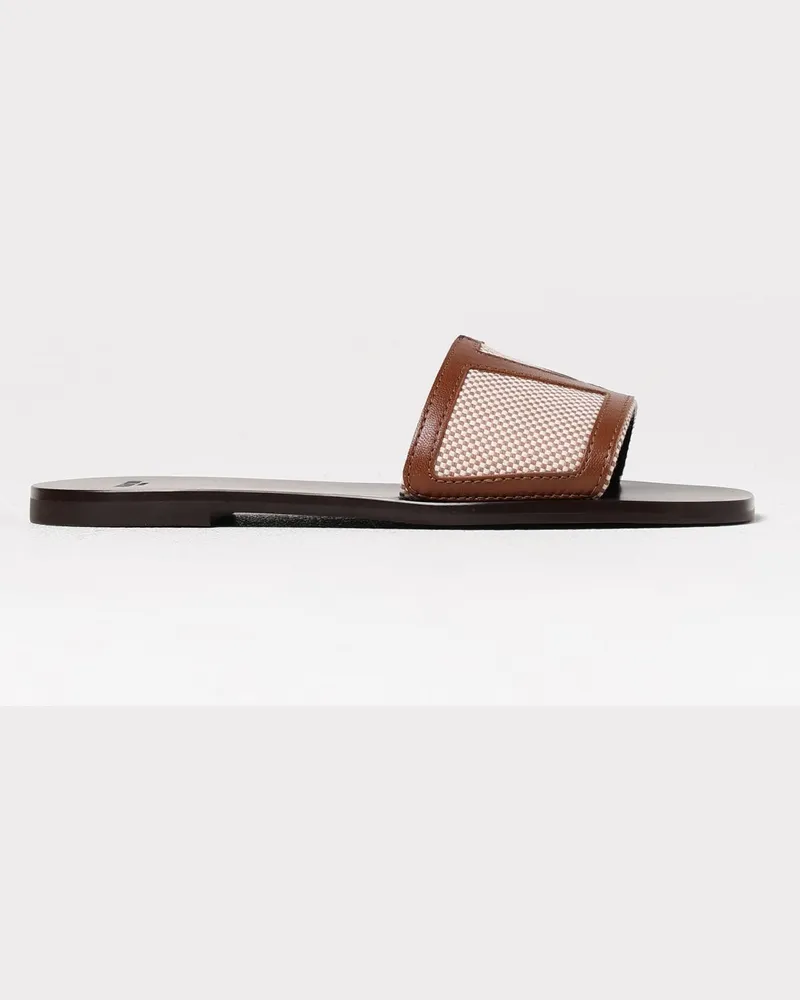 Valentino Garavani Flache sandalen damen Beige