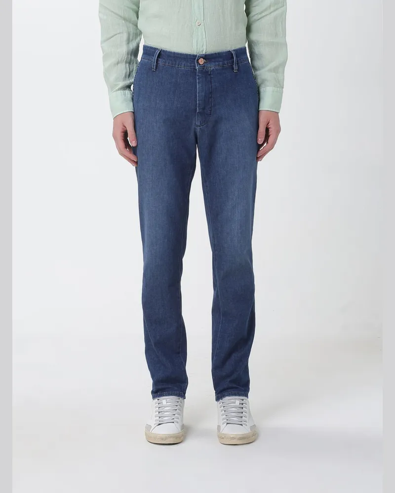 Jeckerson Slim Fit Jeans aus Denim Blau