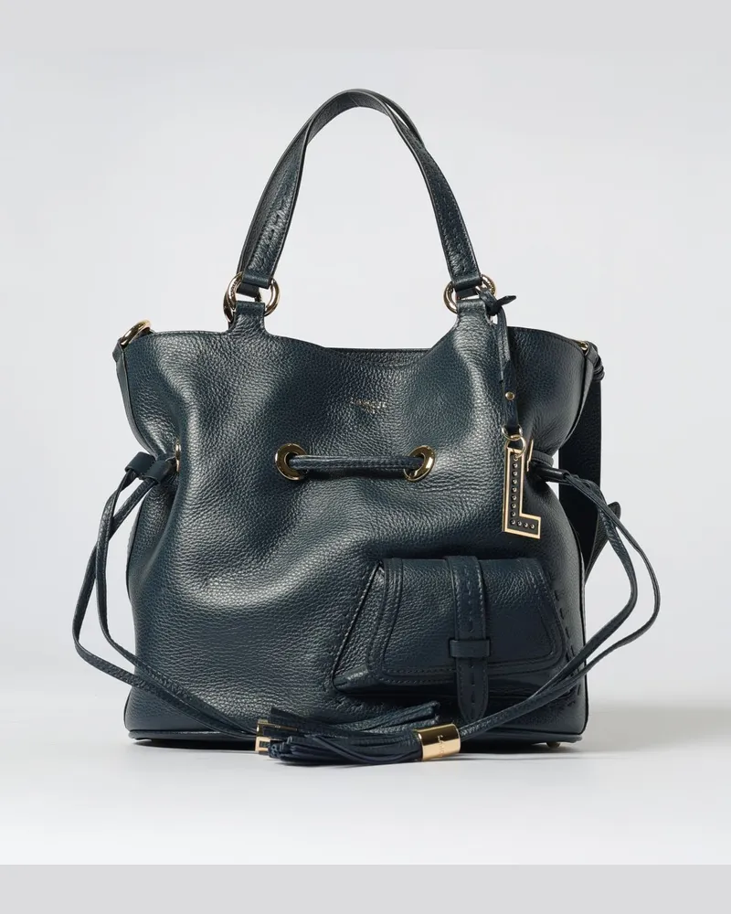 Lancel Schultertasche damen Petroleum