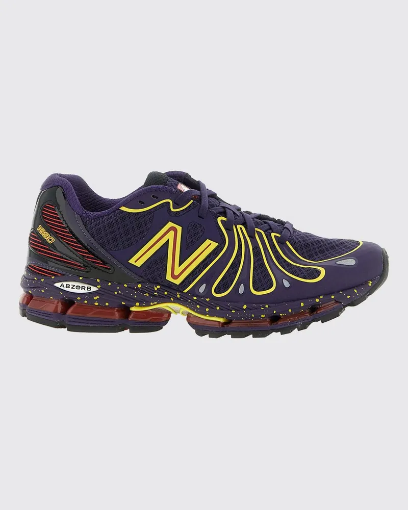 New Balance ABZORB 1890 Mesh-Sneakers mit kontrastierendem Logo Violett