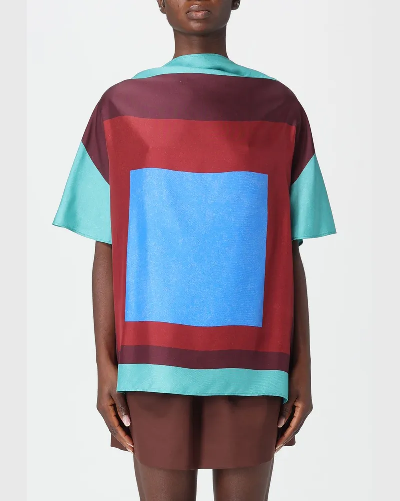 Loewe Top damen Burgunderrot