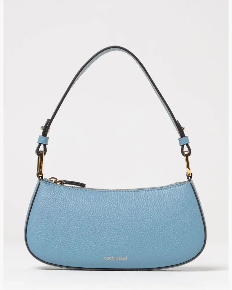 Coccinelle Schultertasche damen Hellblau