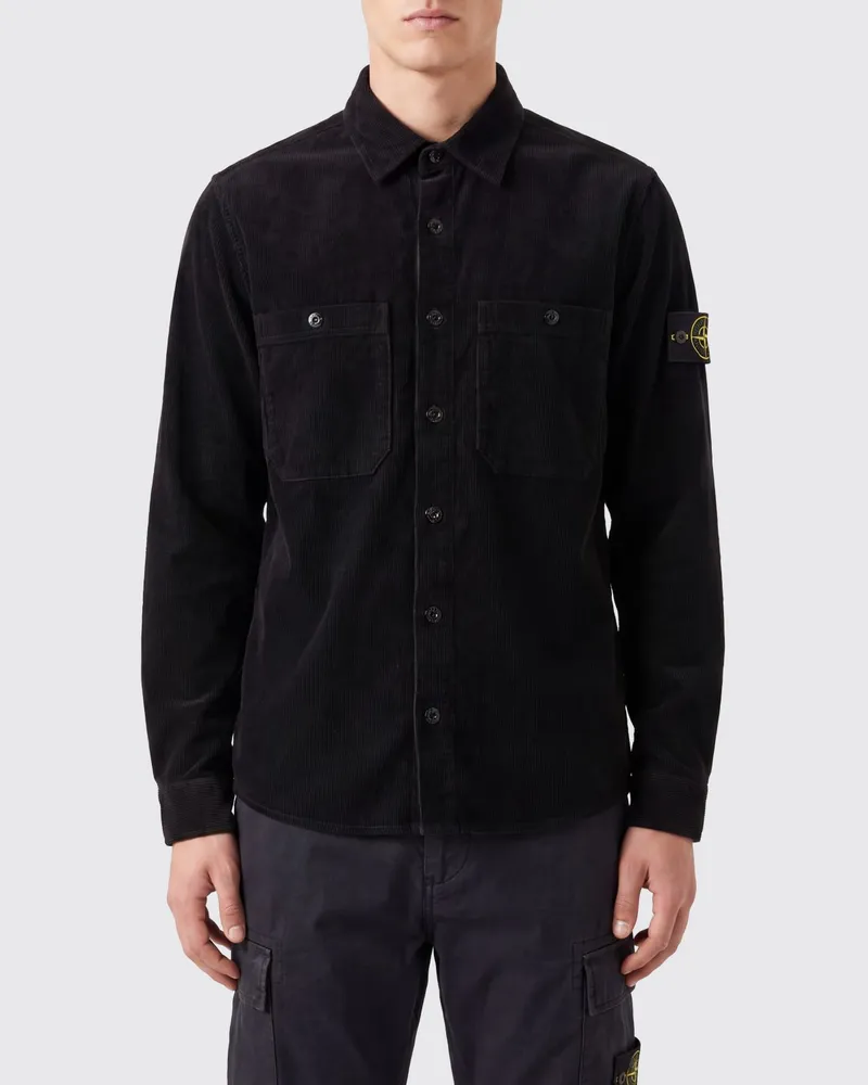 Stone Island Hemd herren Schwarz