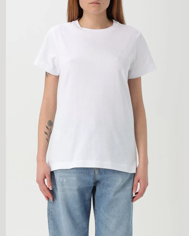 Pinko T-shirt damen Weiß