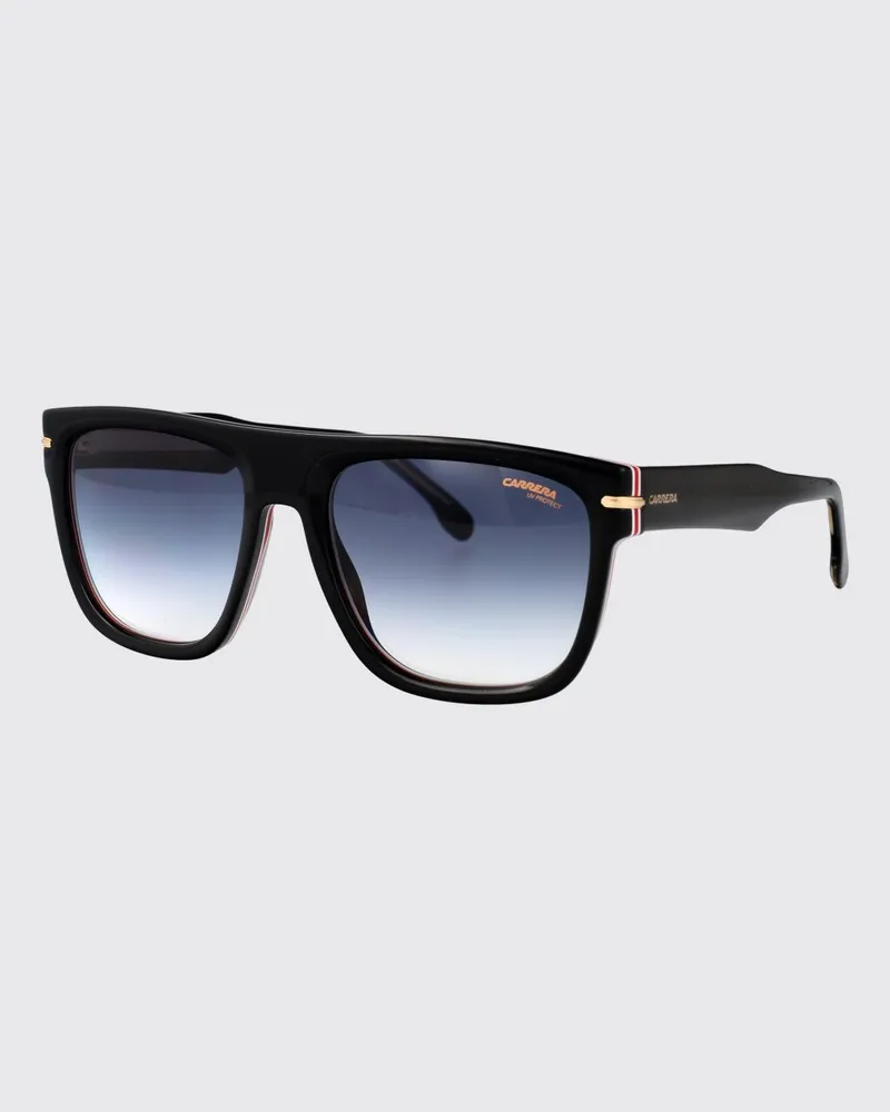 Carrera Aviator-Sonnenbrille aus schwarzem Acetat in rechteckigem Design Schwarz